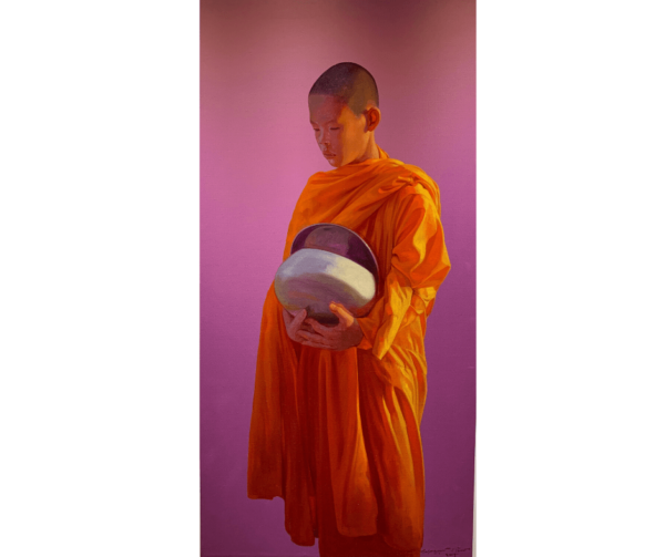 MONK WITH ALMS BOWL