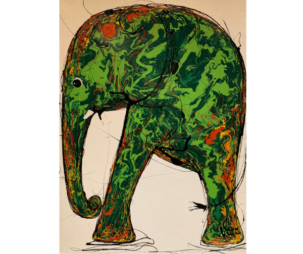 Green elephant II